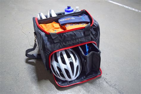 cycling bags with helmet compartment